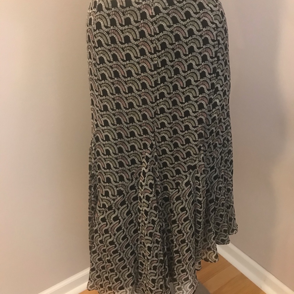 NWT Silk Midi Skirt